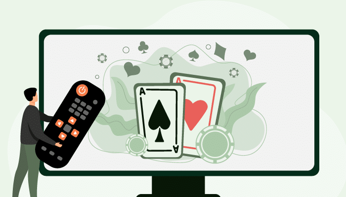 Fernsehen und Poker